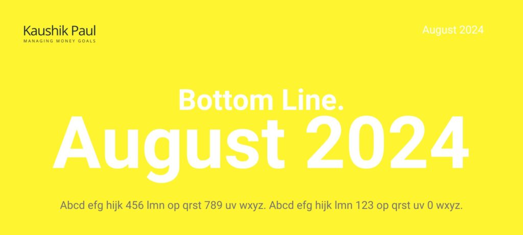 Bottom Line August 2024